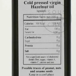 Huilerie Beaujolaise Organic Hazelnut Oil, Cold Pressed, 250ml Sale