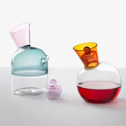 Ichendorf Milano Blue and Pink Oil Bottle Discount