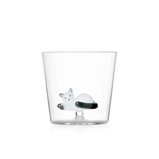 Ichendorf Milano Grey Tail Cat Tumbler, 300ml Outlet