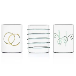 Ichendorf Milano Set of 6 Assorted Water Tumblers, Assorted Colours