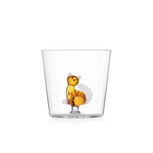 Ichendorf Milano White Tail Sitting Cat Tumbler, 300ml Outlet