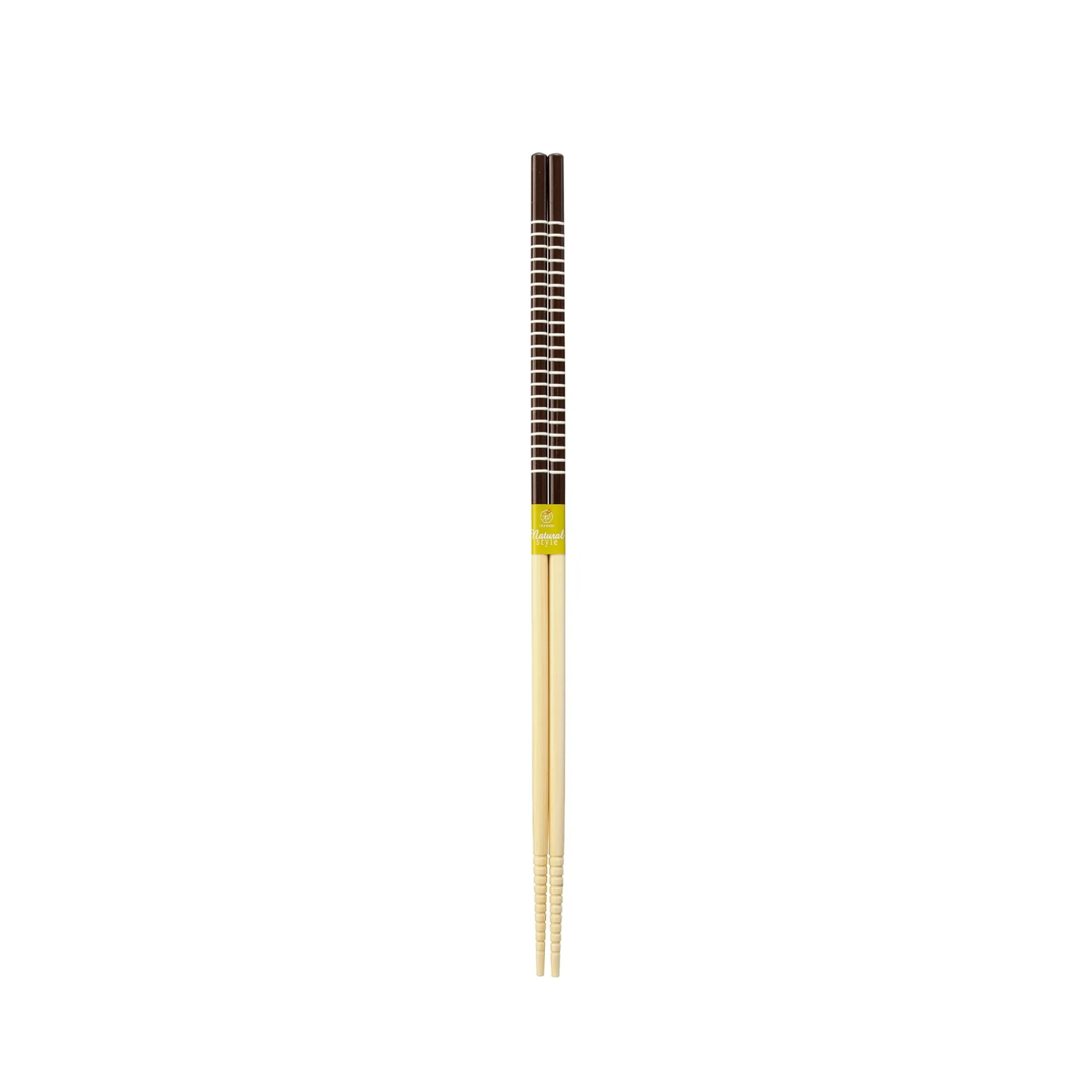 Kawai Co. Ltd Japanese Brown Stripe Cooking Chopsticks, 33cm Clearance