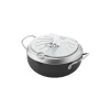 Gogi Japanese Tempura Frying Pot with Temperature Probe & Drip Rack