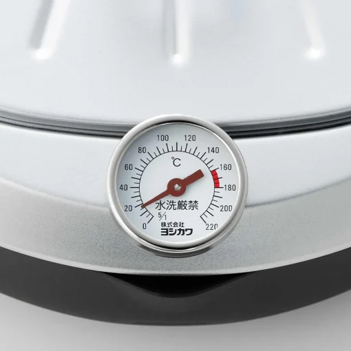 Gogi Japanese Tempura Frying Pot with Temperature Probe & Drip Rack