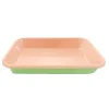 Kapka Enamel Kapka x Sous Chef Colourblock Enamel Roasting Dish, 26cm, Green & Pink Online