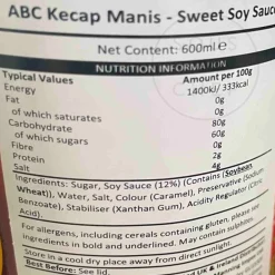 ABC Kecap Manis Sweet Soy Sauce, 600ml Best