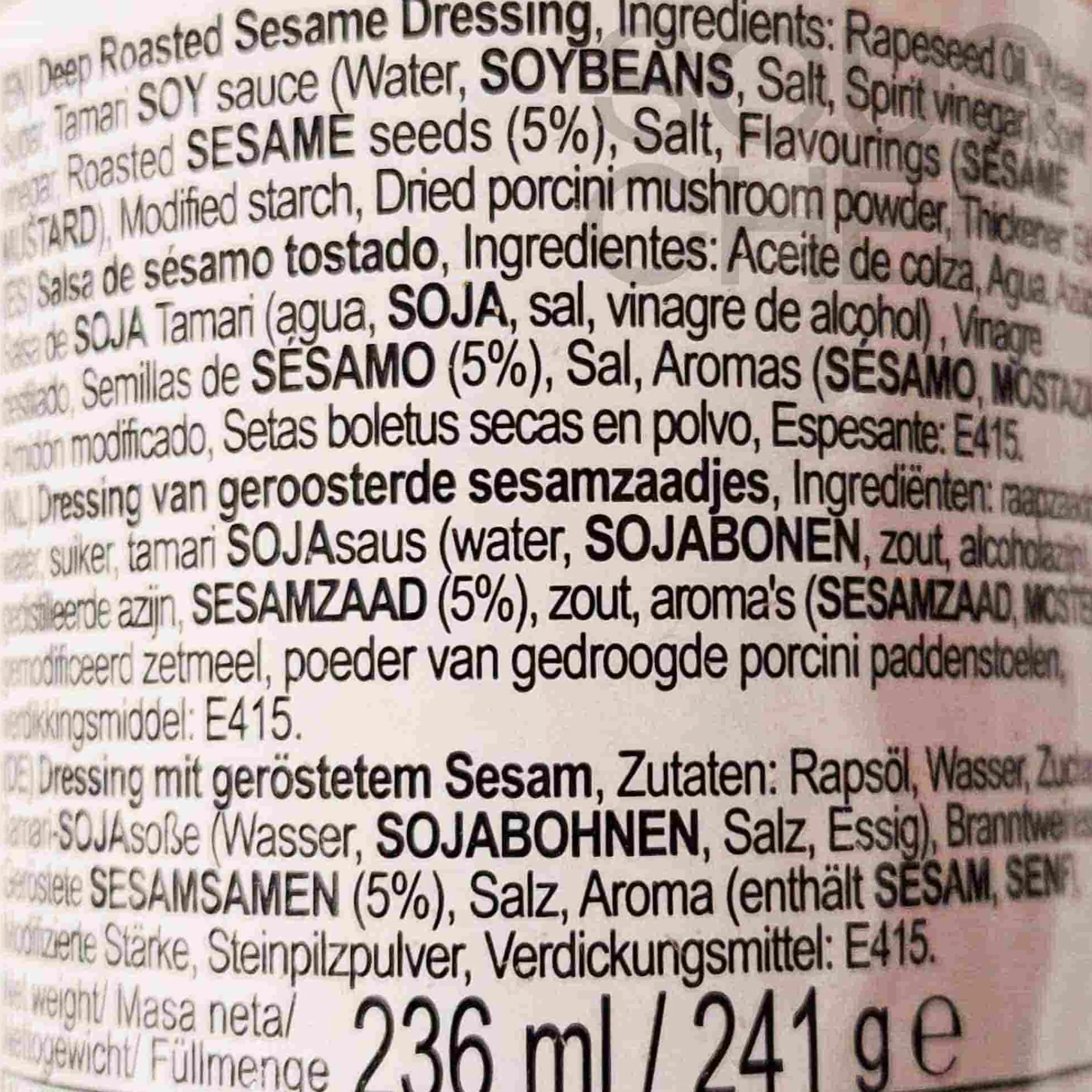 Kewpie Deep Roasted Sesame Dressing, 236ml