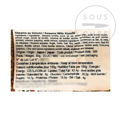 Toho Kimchi Roasted Sesame Seeds, 80g Sale