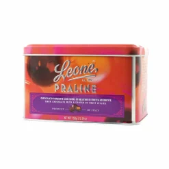Leone Chocolate Coated Fruit Jellies in Gift Tin, 150g Best