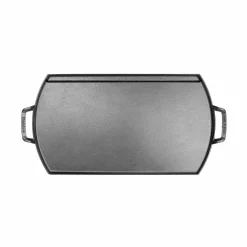 Lodge Blacklock Cast Iron Double Burner, 25.5x50.8cm Sale