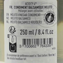Maison Bremond Mojito Vinegar Condiment, 250ml Clearance