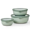 Mepal Cirqula Round 3 Piece Set, Nordic Sage
