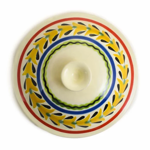 Gorky Pottery Mexican Hand Painted Rooster Tortilla Warmer, 22cm Clearance