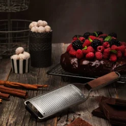 Microplane Master Series Walnut Handle Fine Grater Hot