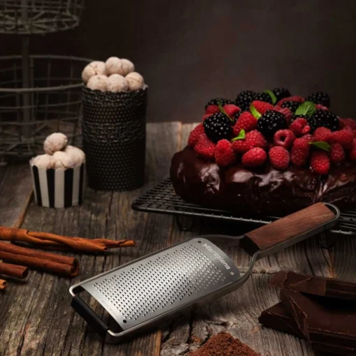 Microplane Master Series Walnut Handle Fine Grater Hot