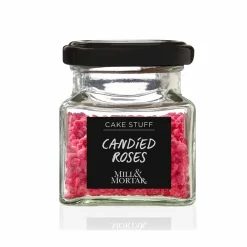 Mill & Mortar Crystallised Rose Pieces, 40g Clearance