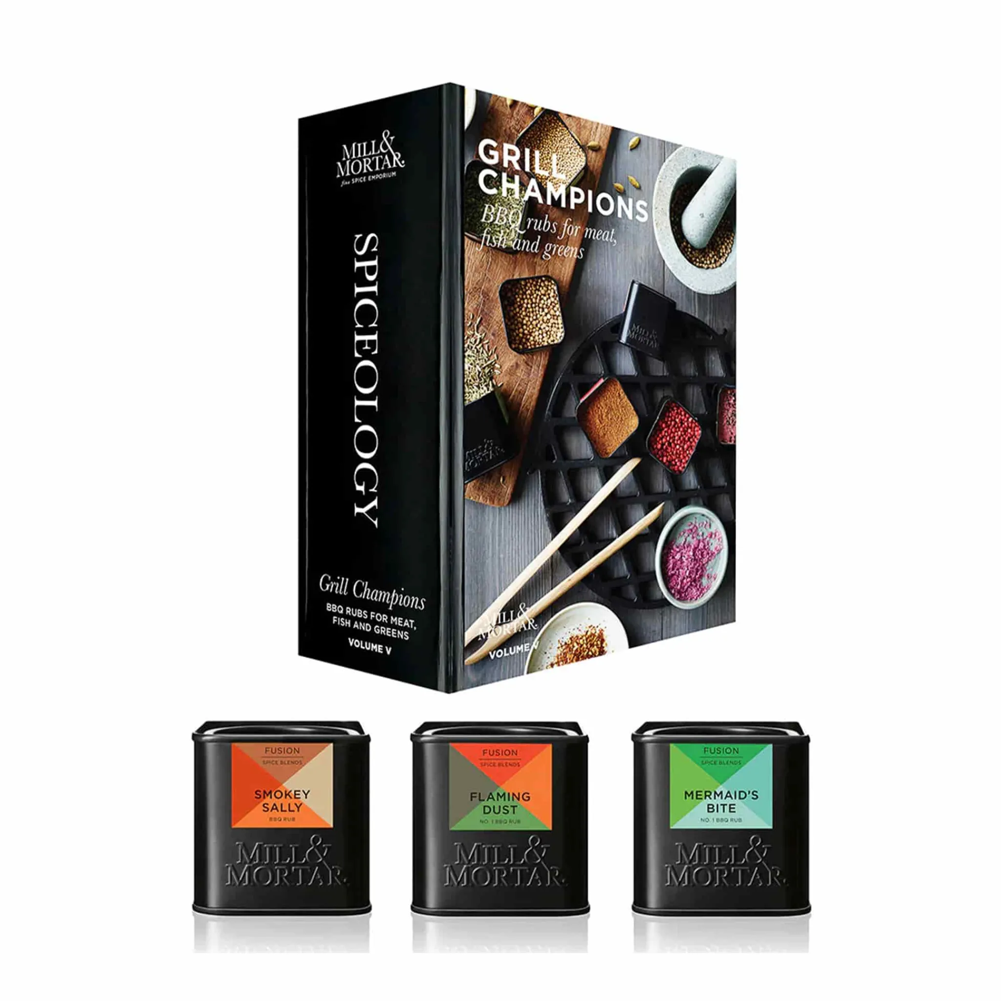 Mill & Mortar Organic Grill Champions Spice Blends Gift Set