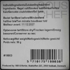 Mill & Mortar Smoked Salt Flakes, 80g Outlet