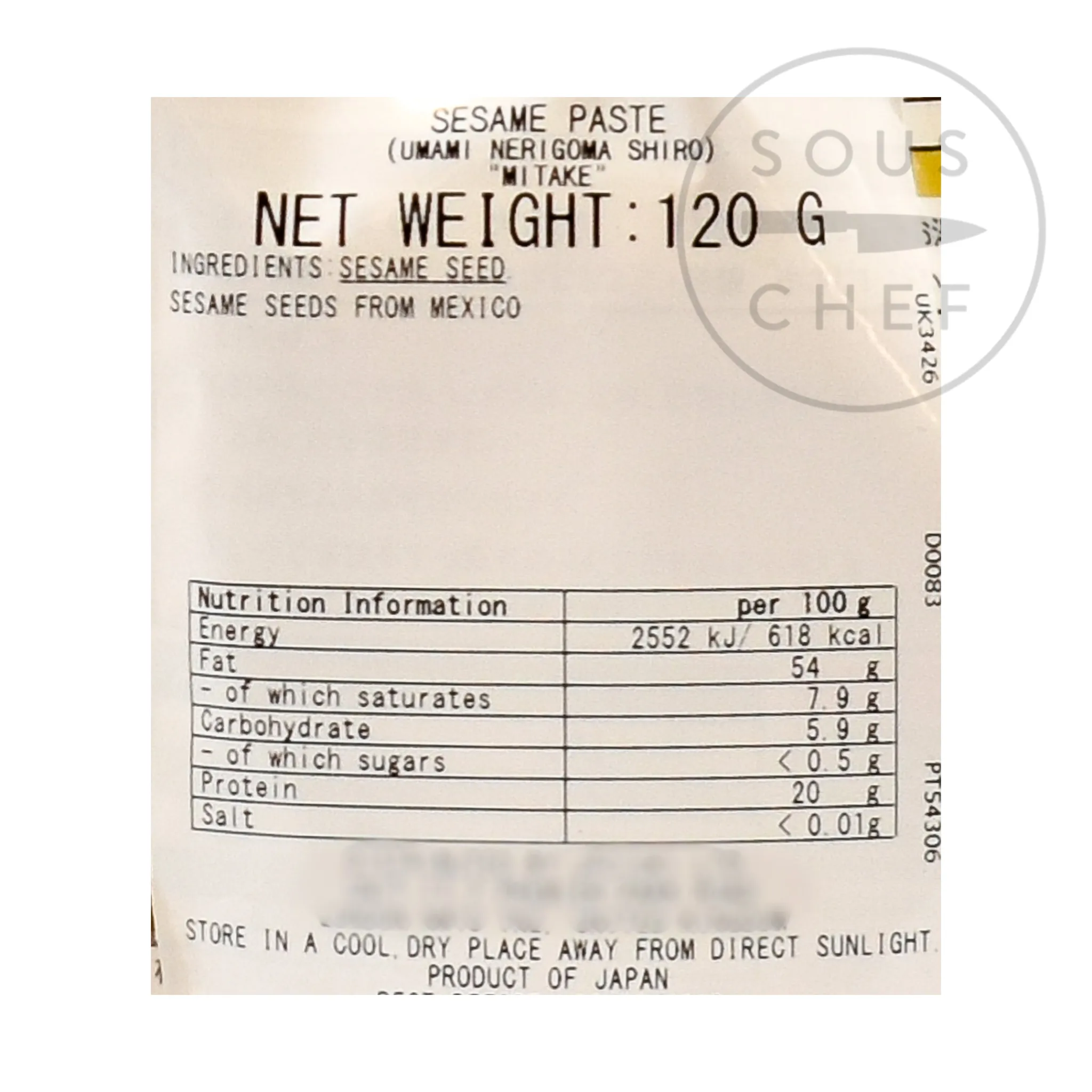 Mitake Umami Nerigoma Shiro - White Sesame Paste, 120g Sale