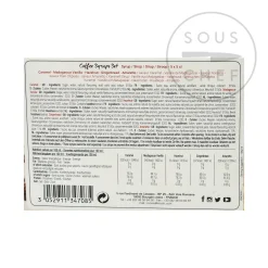 Monin Coffee Syrup Set, 5x50ml