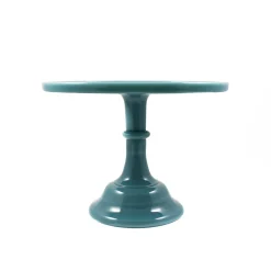 Mosser Glass Georgia Blue Milk Glass Cake Stand 10" Sale