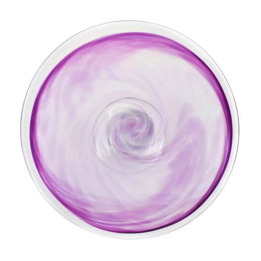 Alessandro Coppola Murano Glass Amethyst Cake Stand, 25cm Discount