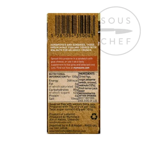 Mymoune Fig Jam with Walnuts, 340g Sale