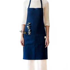 Linen Tales Navy Daily Linen Apron Clearance