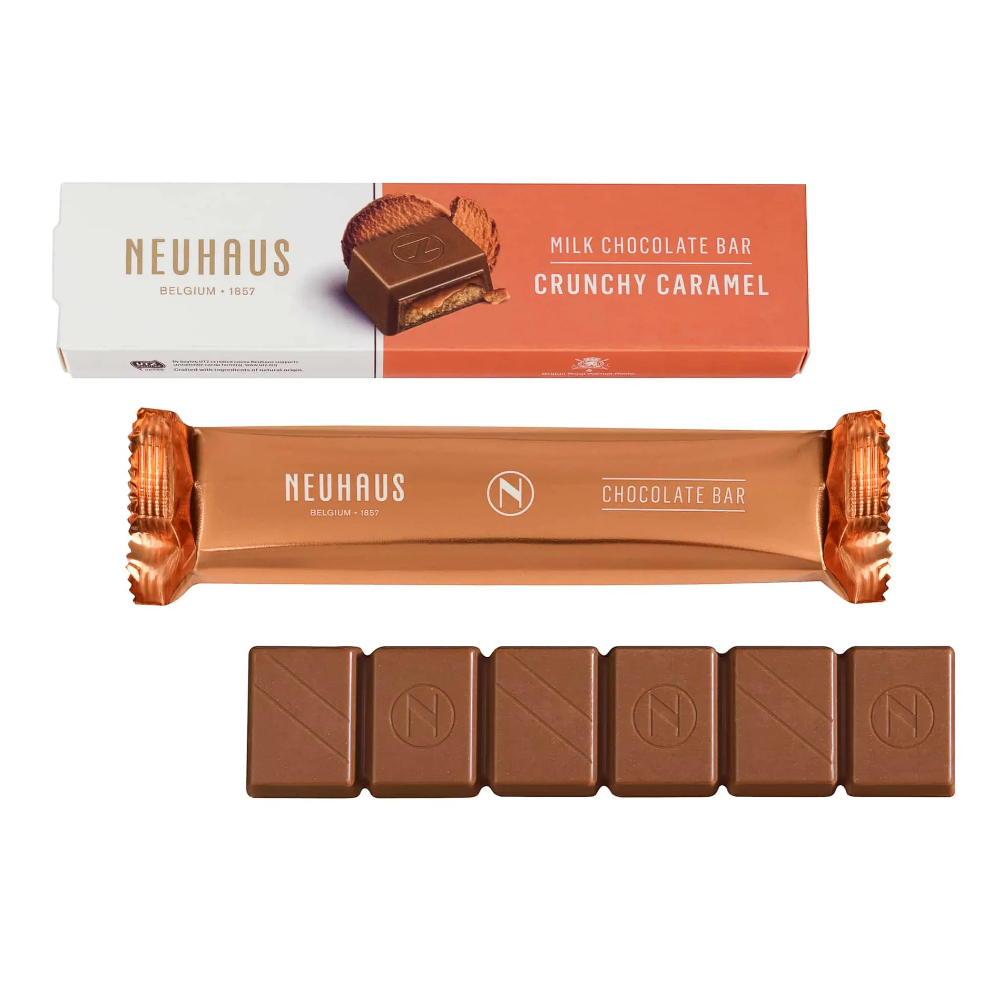 Neuhaus Milk Chocolate Crunchy Caramel Bar, 55g Best