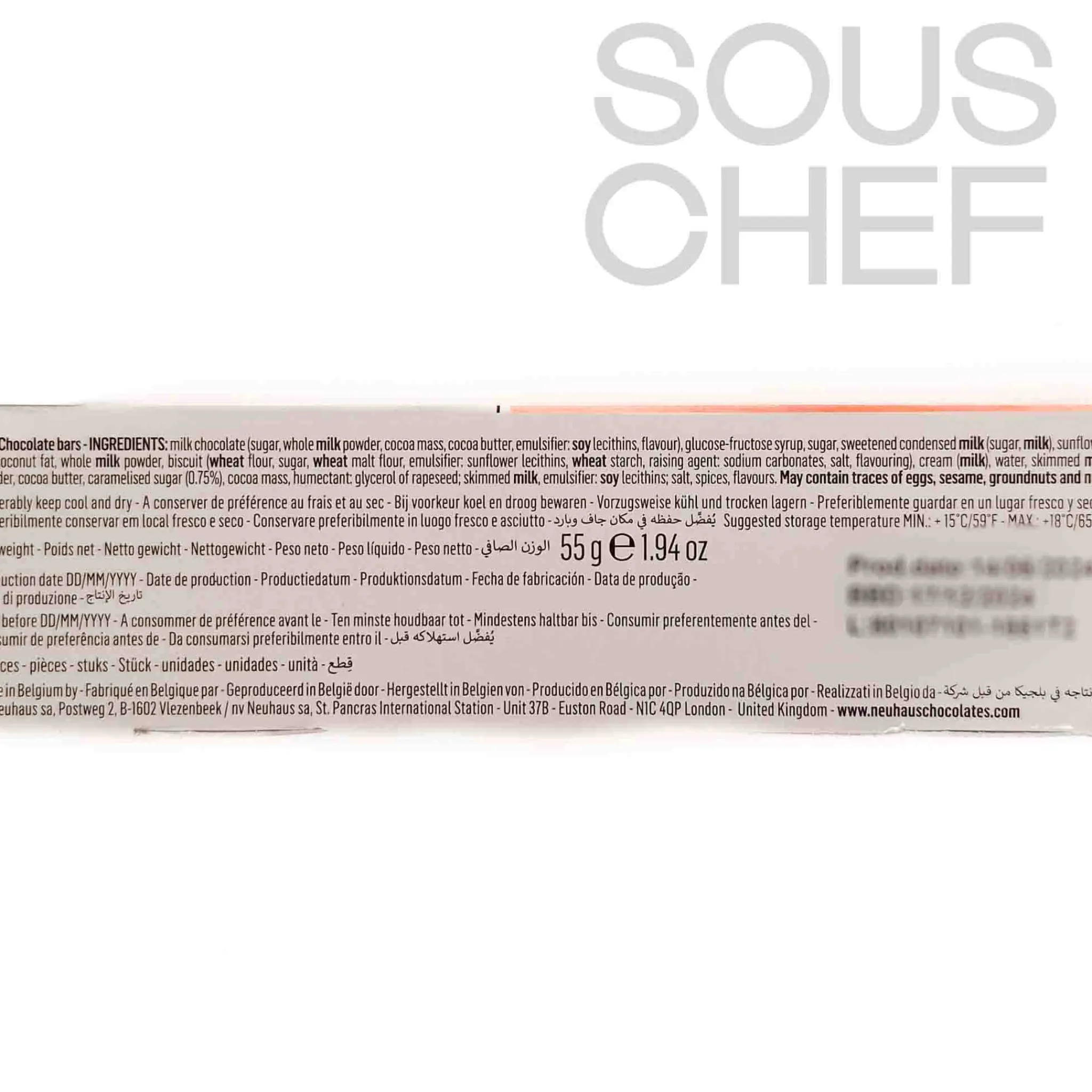 Neuhaus Milk Chocolate Crunchy Caramel Bar, 55g Best