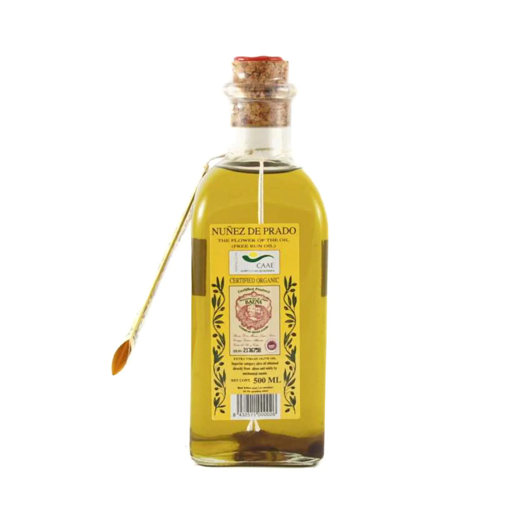 Nunez de Prado Organic Extra Virgin Olive Oil, 500ml Outlet
