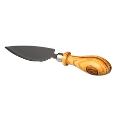Naturally Med Olive Wood Cheese Knife, 17.5cm