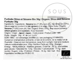 Wadaman Organic Shiso & Sesame Furikake, 30g Online