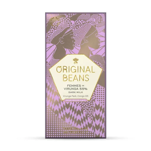 Original Beans 55% Femmes de Virunga Dark Milk Chocolate Bar, 70g Best