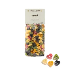 L'Antica Madia Pasta L'Antica Multicolour Pasta Hearts Cuori, 500g Best