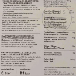 L'Antica Madia Pasta L'Antica Striped Farfalle with Tomato & Basil, 250g Clearance