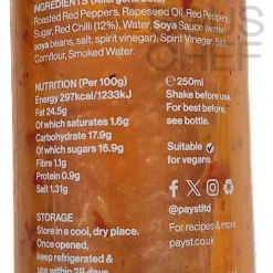 Payst Burnt Chilli Sauce, 250ml Outlet