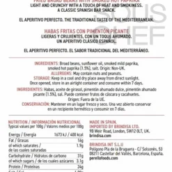 Brindisa Perello Habas Picantes, Hot & Spicy Broad Beans, 100g Outlet