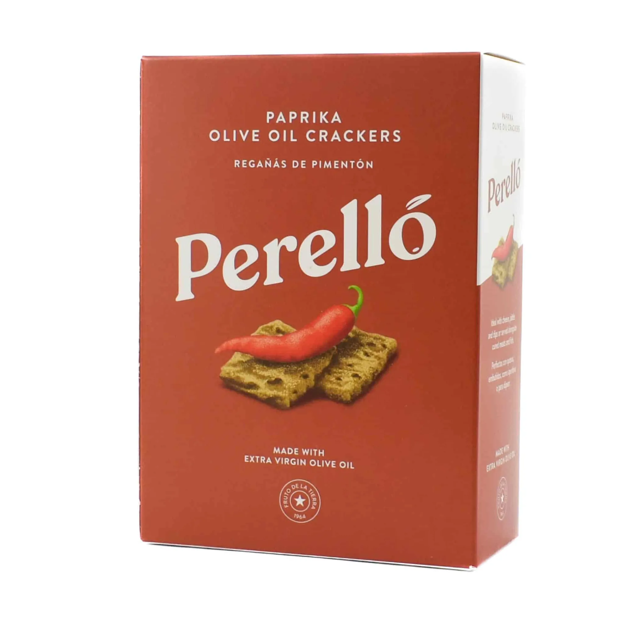 Perello Paprika Olive Oil Regana Crackers, 150g Hot