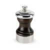 Peugeot Palace Wood & Silver Plated Salt Mill, 10cm Discount