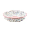 Kapka Pink Dot Enamel Round Roasting & Serving Dish, 28cm Clearance