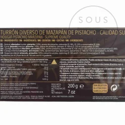 Don Gastronom Pistachio & Marzipan Turron, 200g Hot