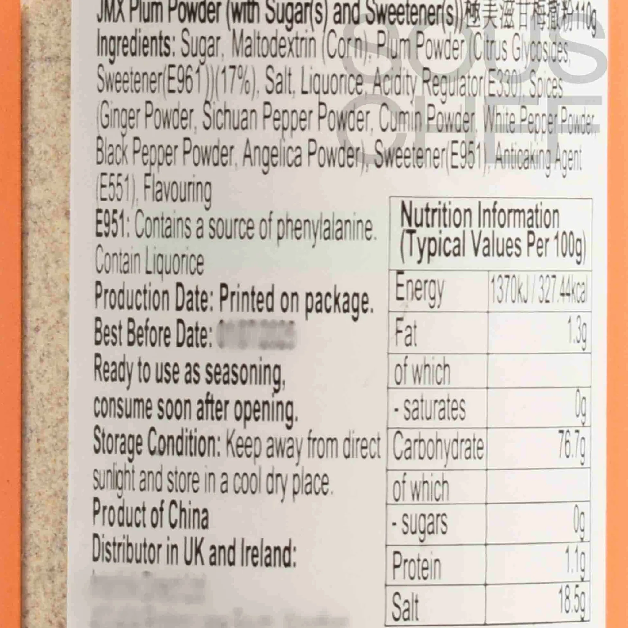 Jumex Plum Powder, 110g Best