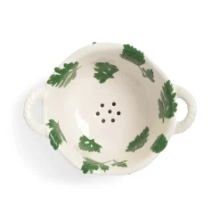 &Klevering Porcelain Parsley Colander, 19.5cm Best