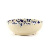 Puglia Handmade Puglia Blue Splatter Bowl, 19cm