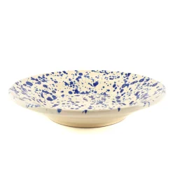 Puglia Handmade Puglia Blue Splatter Pasta Bowl, 29cm Sale