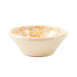 Puglia Handmade Puglia Dark Yellow Splatter Bowl, 12cm Outlet