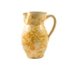 Puglia Handmade Puglia Dark Yellow Splatter Pitcher Hot