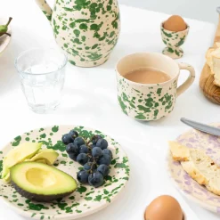 Puglia Handmade Puglia Green Splatter Egg Cup Online