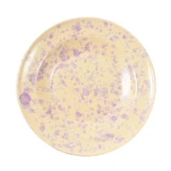 Puglia Handmade Puglia Lilac Splatter Pasta Bowl, 29cm Outlet